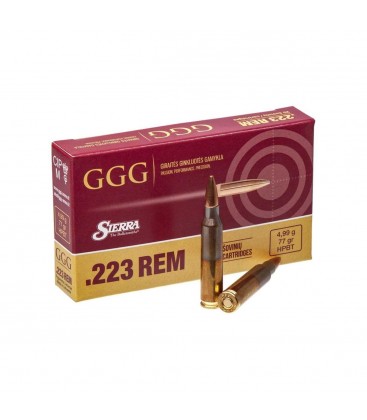 Amunicja GGG 223 rem HPBT SIERRA 4,99G