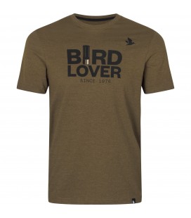 KOSZULKA SEELAND BIRD LOVER DARK OLIVE MELANGE 40349