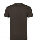 HARKILA T-SHIRT Z WEŁNY SHADOW BROWN