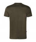 HARKILA T-SHIRT Z WEŁNY WILLOW GREEN