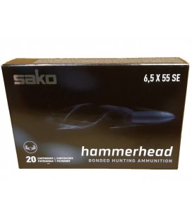 Amunicja Sako 6,5x55 10.1g Hammerhead